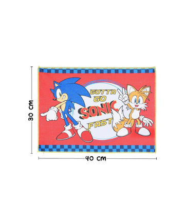Sonic- Tovaglietta in tessuto lavabile 40x30cm