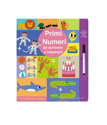 Primi numeri- da scrivere e imparare con pennarello magico
