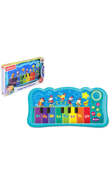 Winfun- Tastiera ciurcus band luci , suoni e funzione registratore