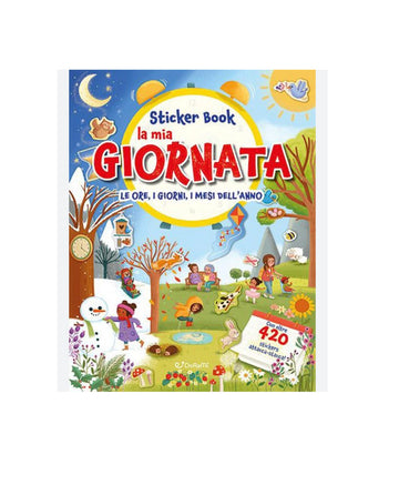 Sticker Book- La mia giornata con 420 stickers