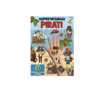 EdiBimbi- Super tatuaggi pirati con giochi e attività