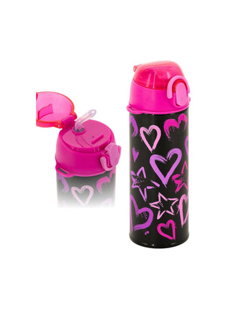 Julian Ross- Borraccia termica con cannuccia 500 ml Heart