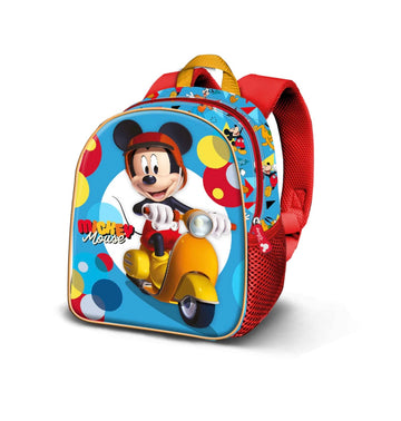 Mickey Mouse- Zainetto asilo 3D Mickey con scooter
