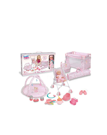 Baby Teo- set trio magica principessa bambolotto con accessori