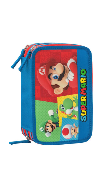 Super Mario- Astuccio 3 zip completo 2025/26