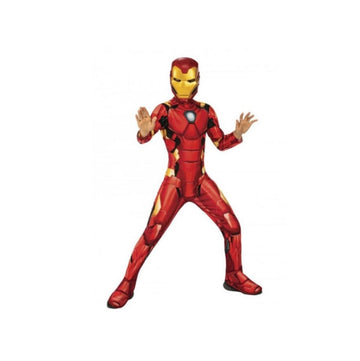 Avengers- Costume Carnevale Iron Man con maschera inclusa