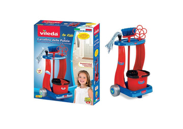 Vileda- Carrellino delle pulizie con accessori 48 cm