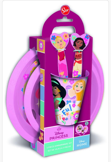 Disney Princess- Set pappa 5 pezzi