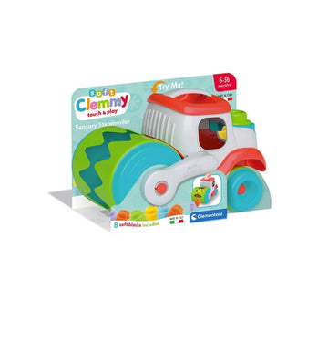 Baby Clementoni- Rullo sensoriale mangia Mattoncini inclusi