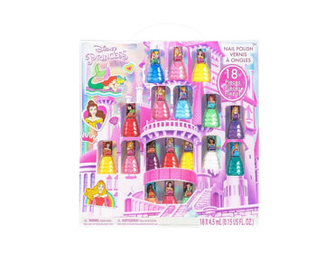 Disney Princess- Set 18 smalti con accessori