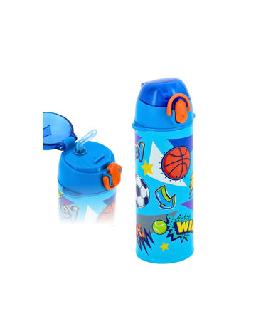 Julian Ross- Borraccia termica con cannuccia 500 ml Sport