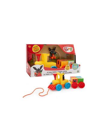 Bing- Trenino con carrozza ordina e impila con cubi