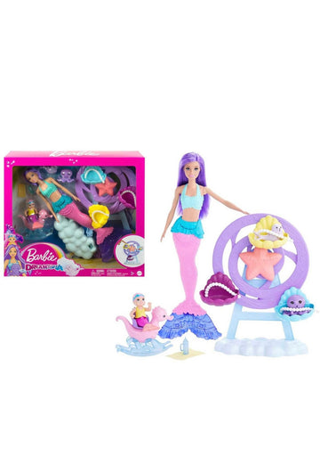 Barbie- Dreamtopia playset sirena con accessori