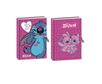 Disney Stitch- Diario segreto con lucchetto modelli assortiti