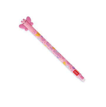 Legami- Penna cancellabile farfalla inchiostro rosa