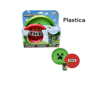 Minecraft- Set pappa 3 pezzi