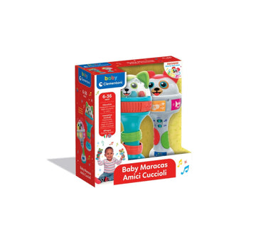 Baby Clementoni- Maracas amici cuccioli con luci e suoni