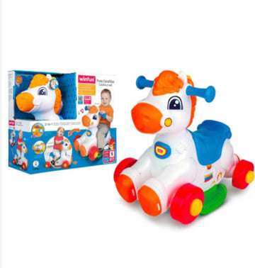 Winfun- cavalcabile cavallino 2in1 elettronico