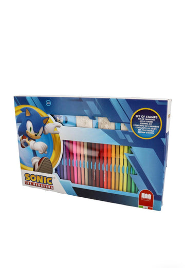 Sonic- Box pennarelli e timbrini Sonic