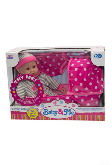 Baby&Me- Bebè parlante con culletta
