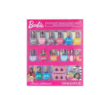 Barbie- Set 15 smalti e accessori
