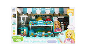 Supermarket Fruit- Playset con cassa e frullatore luci e suoni