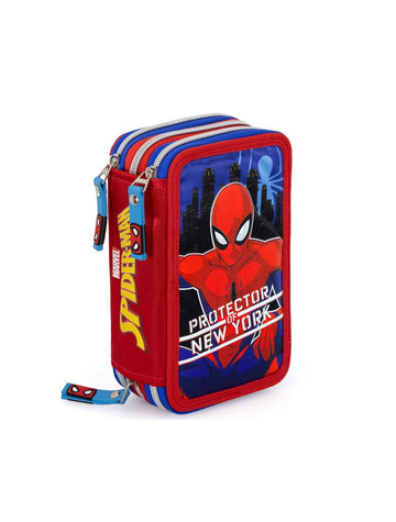 Spider Man- Astuccio 3 zip completo protector 2025/26