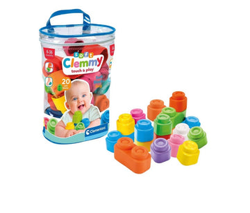 Baby Clementoni- Clemmy sacca con 20 Mattoncini