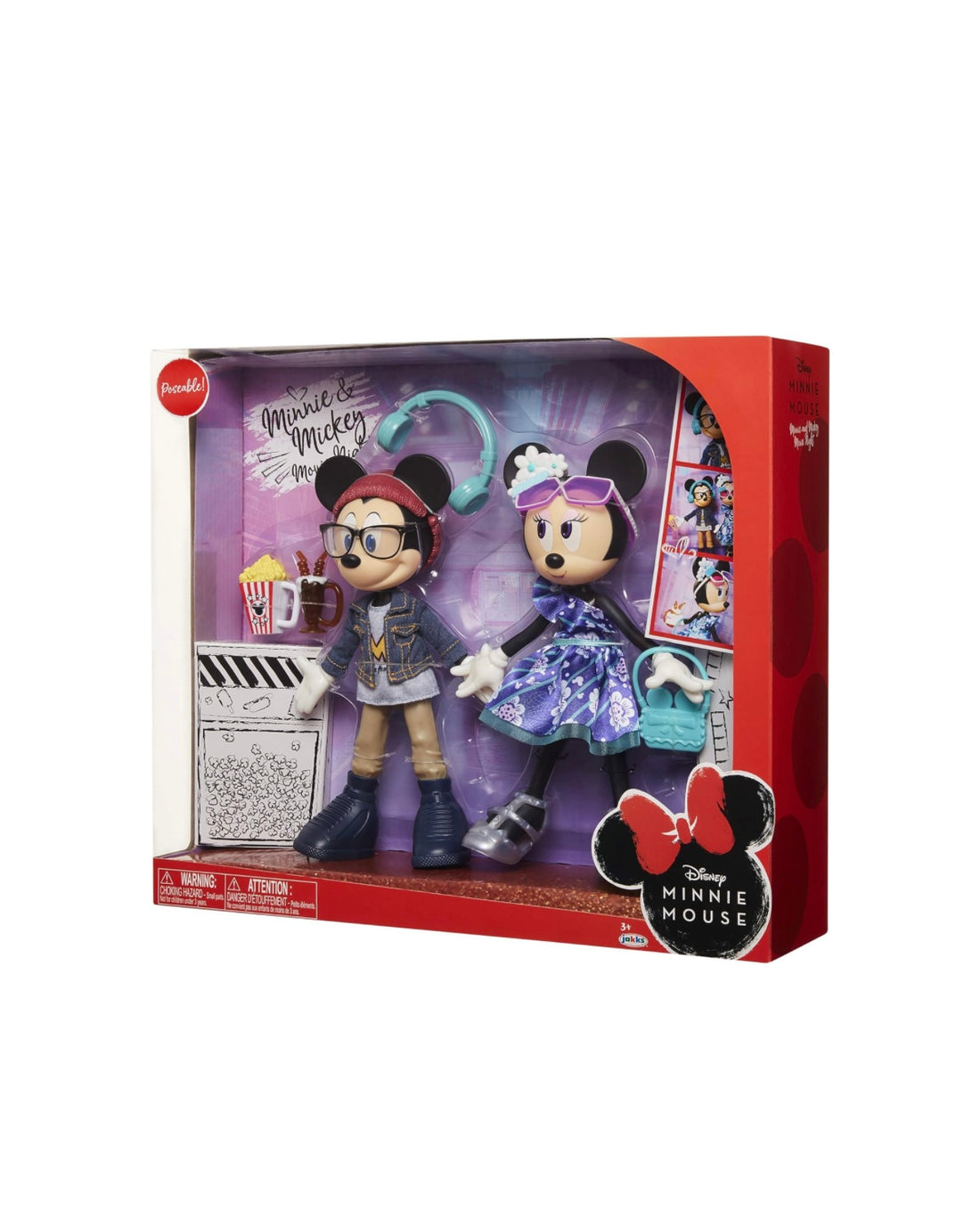 Disney Minnie- Mickey e Minnie Playset al cinema con accessori