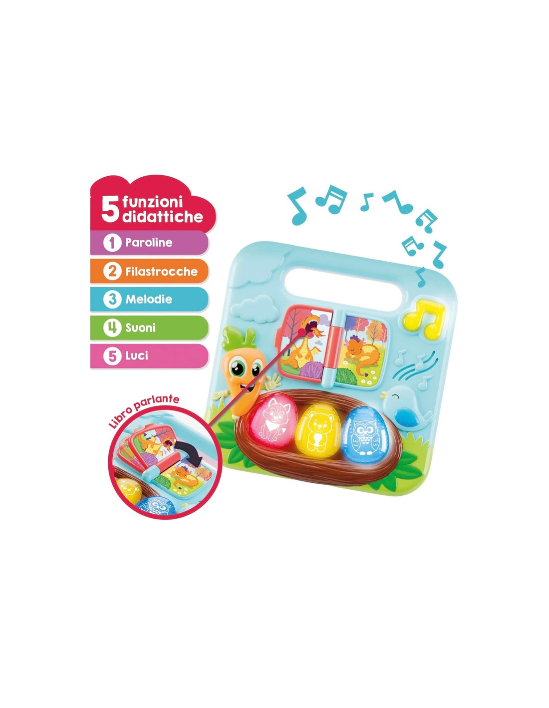 Carotina- Baby tavolino educativo il bosco interattivo