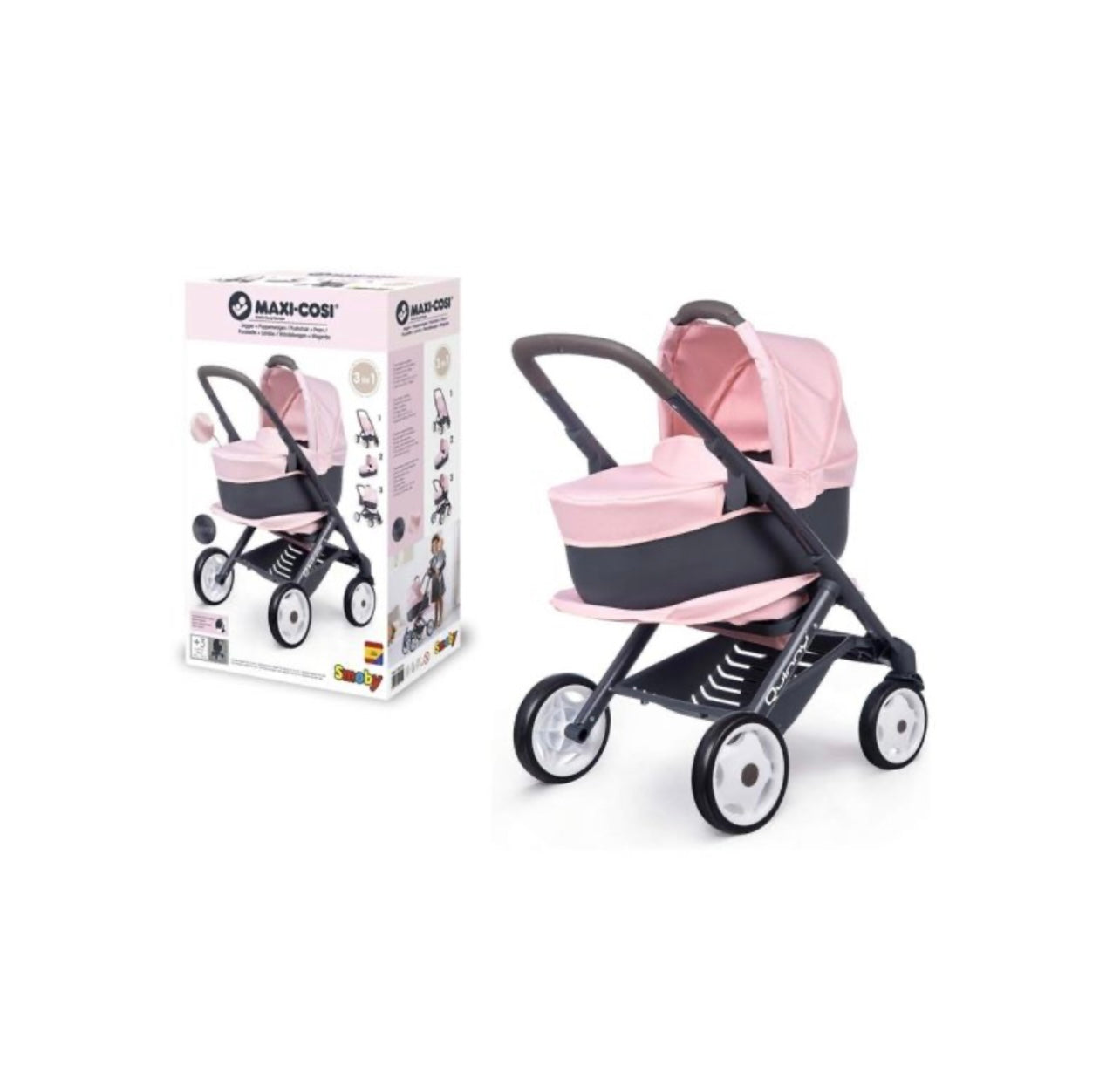 Smobi- Carrozzina 3in1 maxi Pink