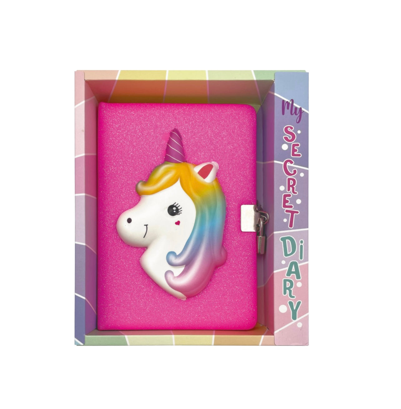 MY SECRET DIARY SQUISHY- UNICORN GLITTERATO