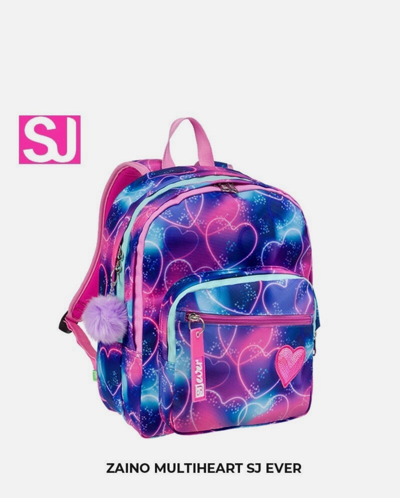 Sj Ever- Zaino doppio scomparto multiheart 2025/26