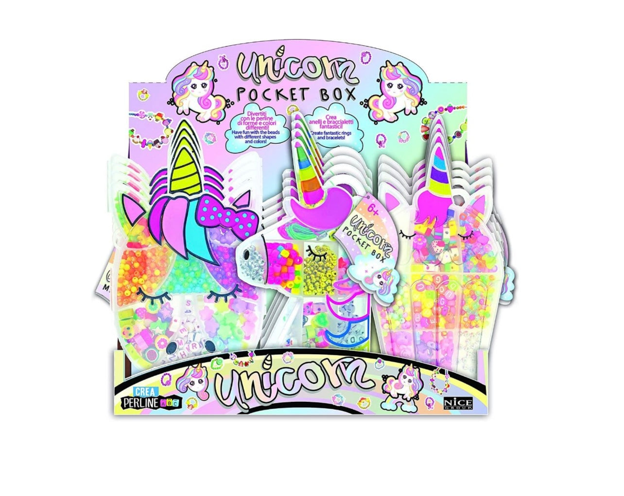 Nice- pocket box unicorno crea braccialetti