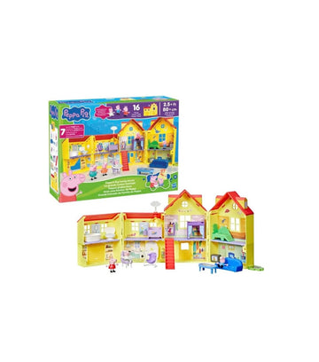 Peppa Pig- La grande casa della famiglia con accessori e personaggi inclusi