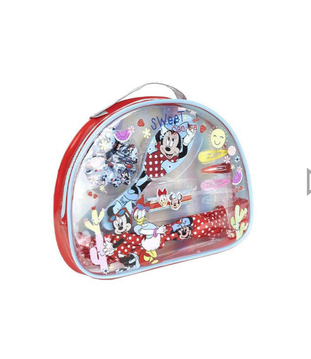 Minnie Mouse- set spazzola e accessori capelli