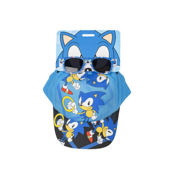 SONIC- SET CAPPELLO CON VISIERA E OCCHIALI DA SOLE
