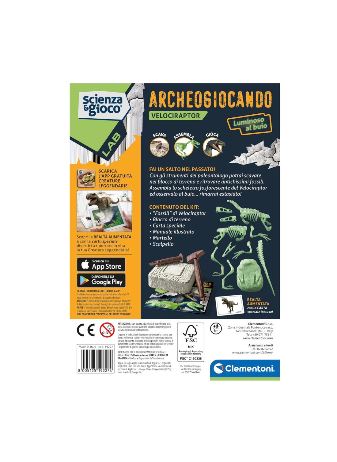 Archiogiocando- Scienza&Gioco Velociraptor