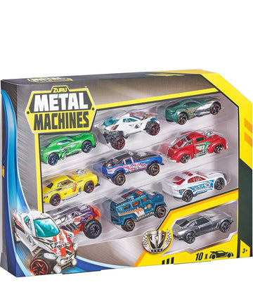 Metal Machines- confezione multi pack 10 auto metallo