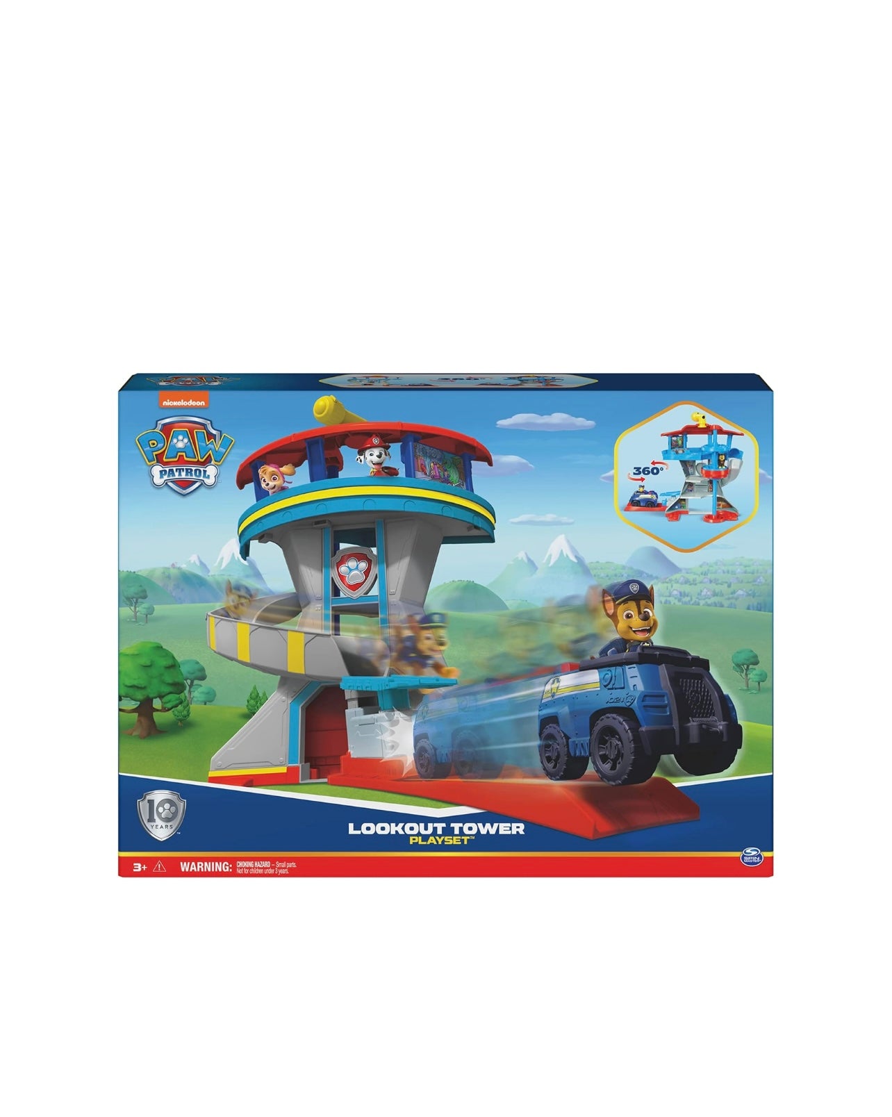 Paw Patrol- Quartier generale torre di controllo con personaggi e accessori