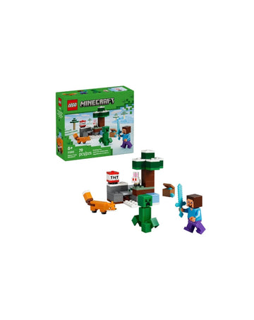 Lego- Minecraft avventura di Steve nella taiga