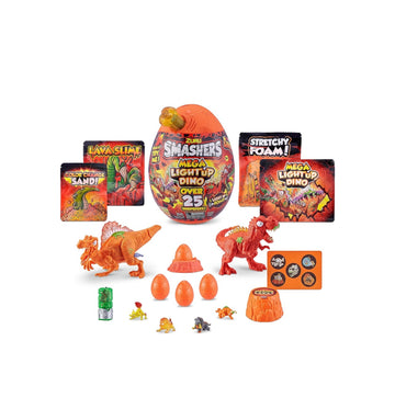 Dino Smashers- uova mega con versi e luci / 25 sorprese