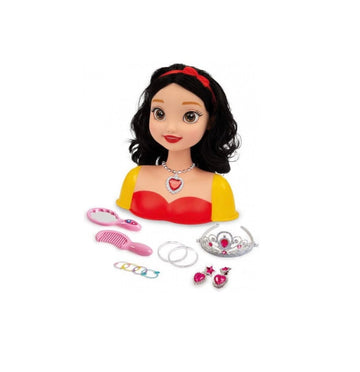 Princess- Stylist testa da acconciare con accessori