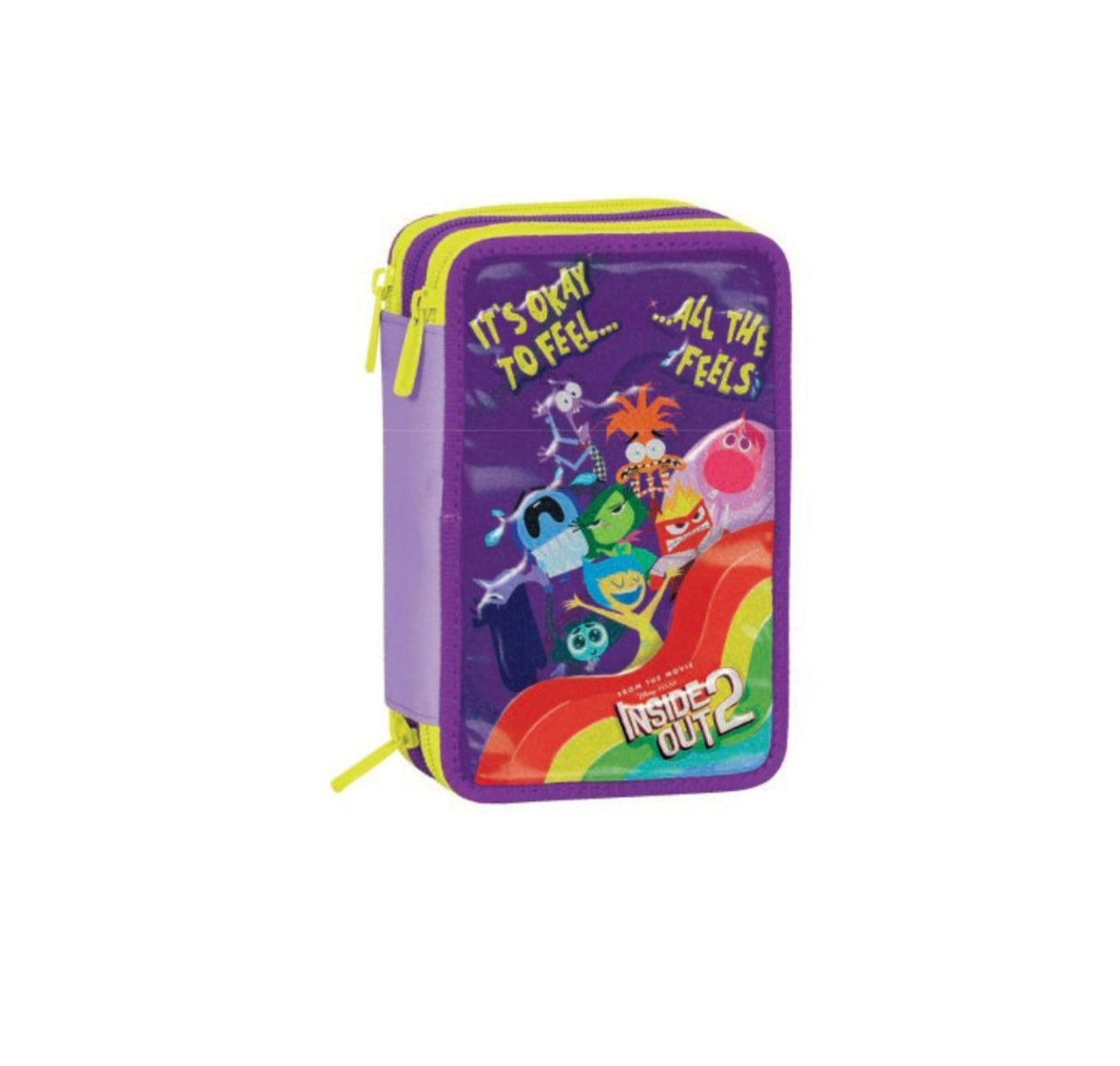 Inside Out 2- Astuccio 3 zip completo 2025/26