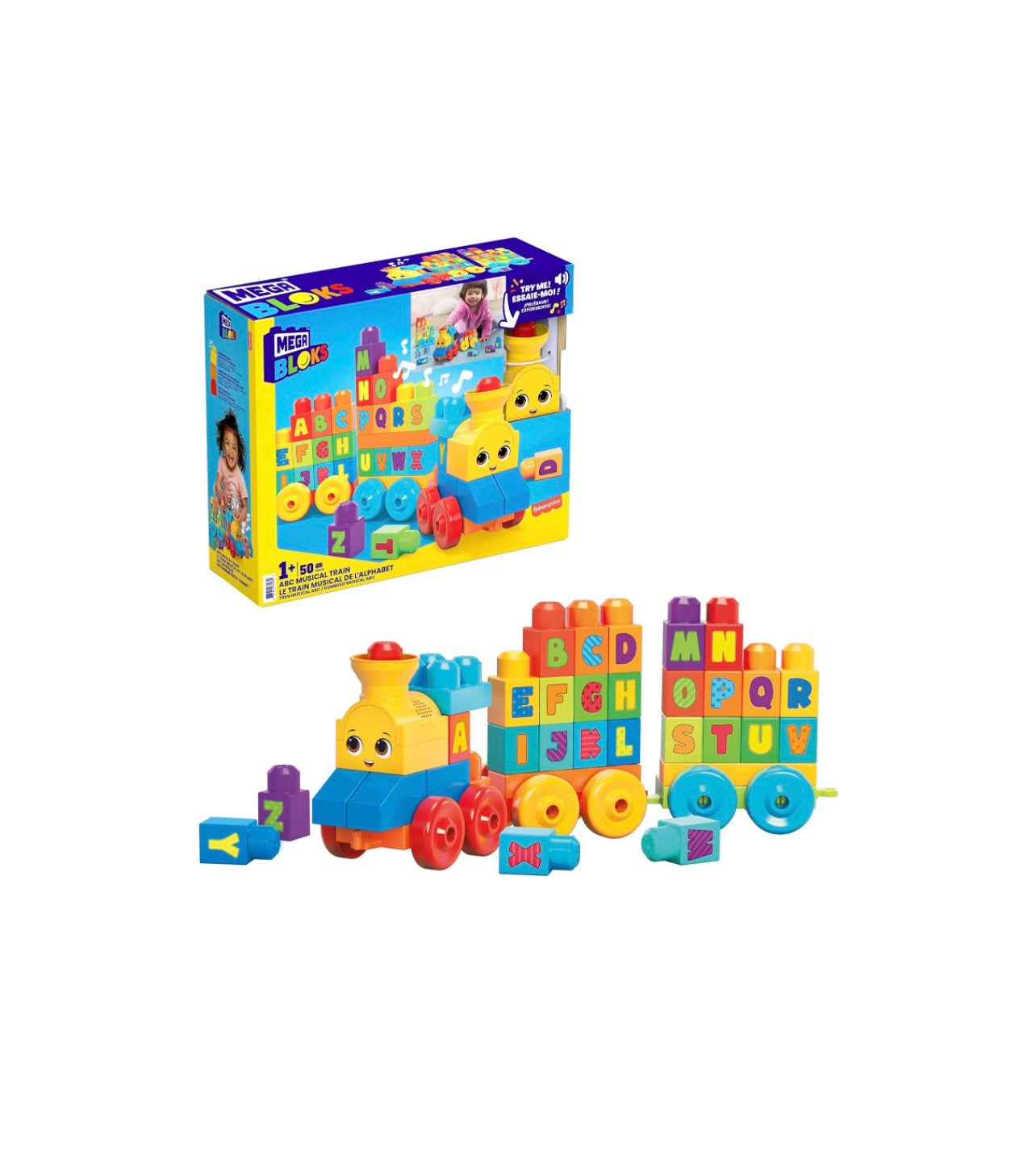 MEGA BLOKS- IMPARA CON IL TRENO MUSICALE