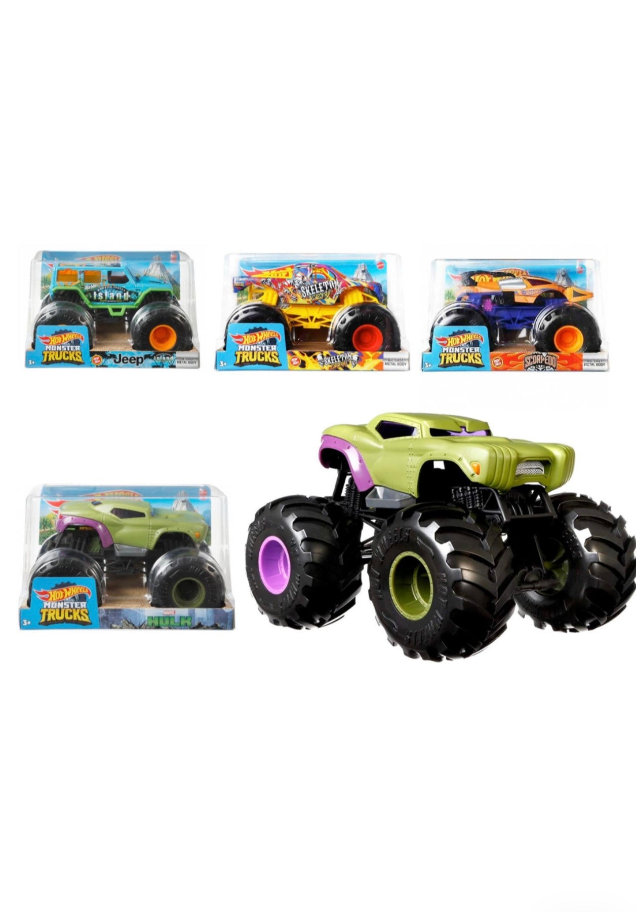 Hotwheels -  Monster truck auto 1:24