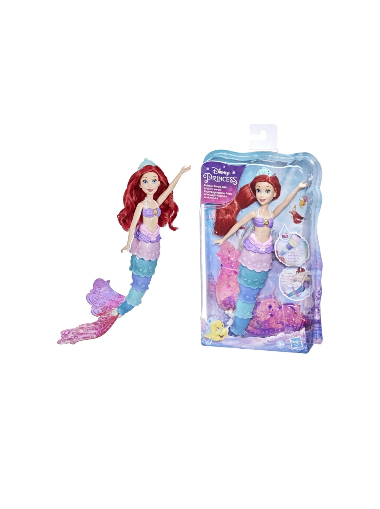 Disney Princess- Ariel rainbow reveal cambia colore