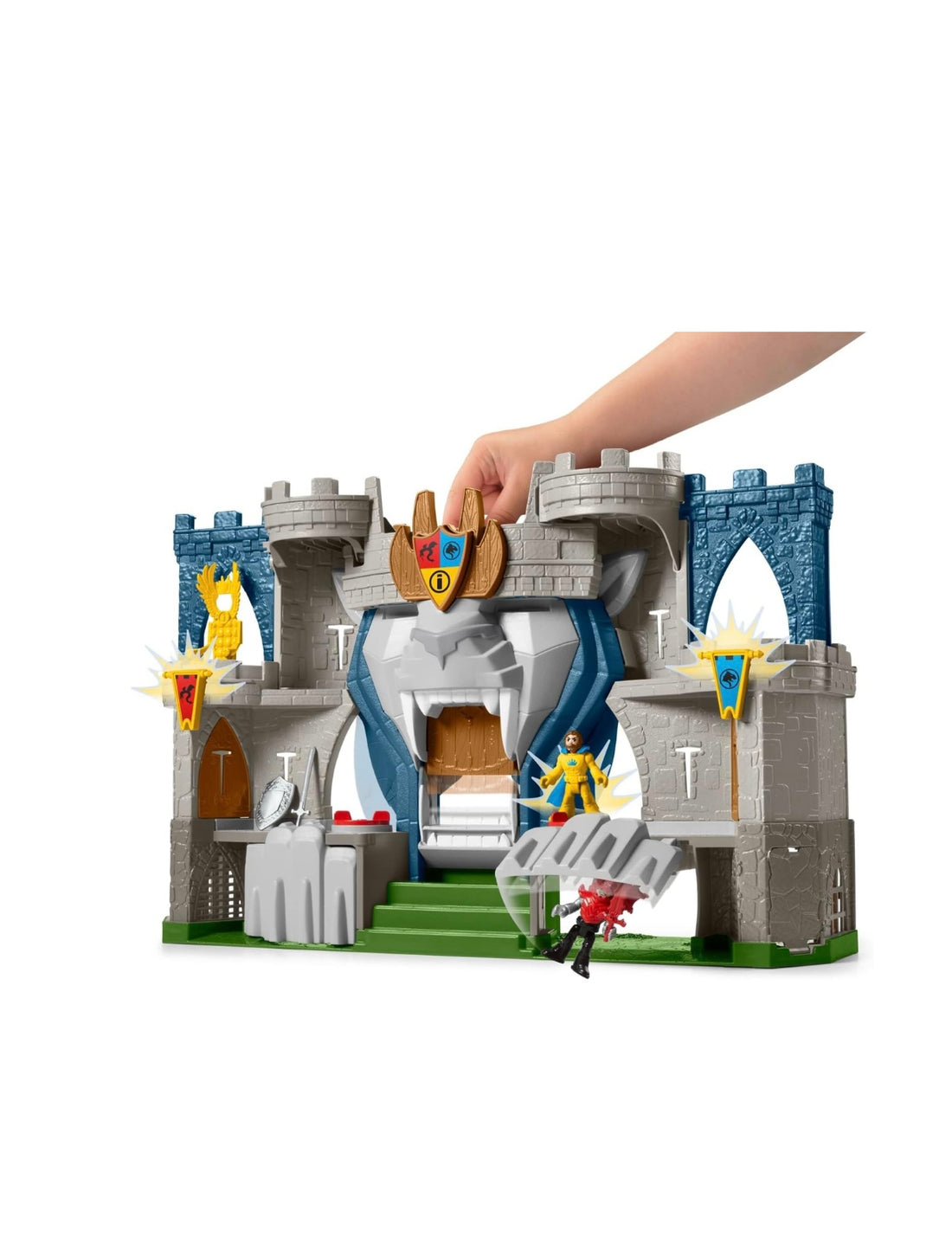 Imaginext- Castello Deluxe del leone con personaggio e accessori