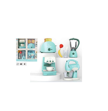 Kidz Corner- Set 4 elettrodomestici con luci e suoni