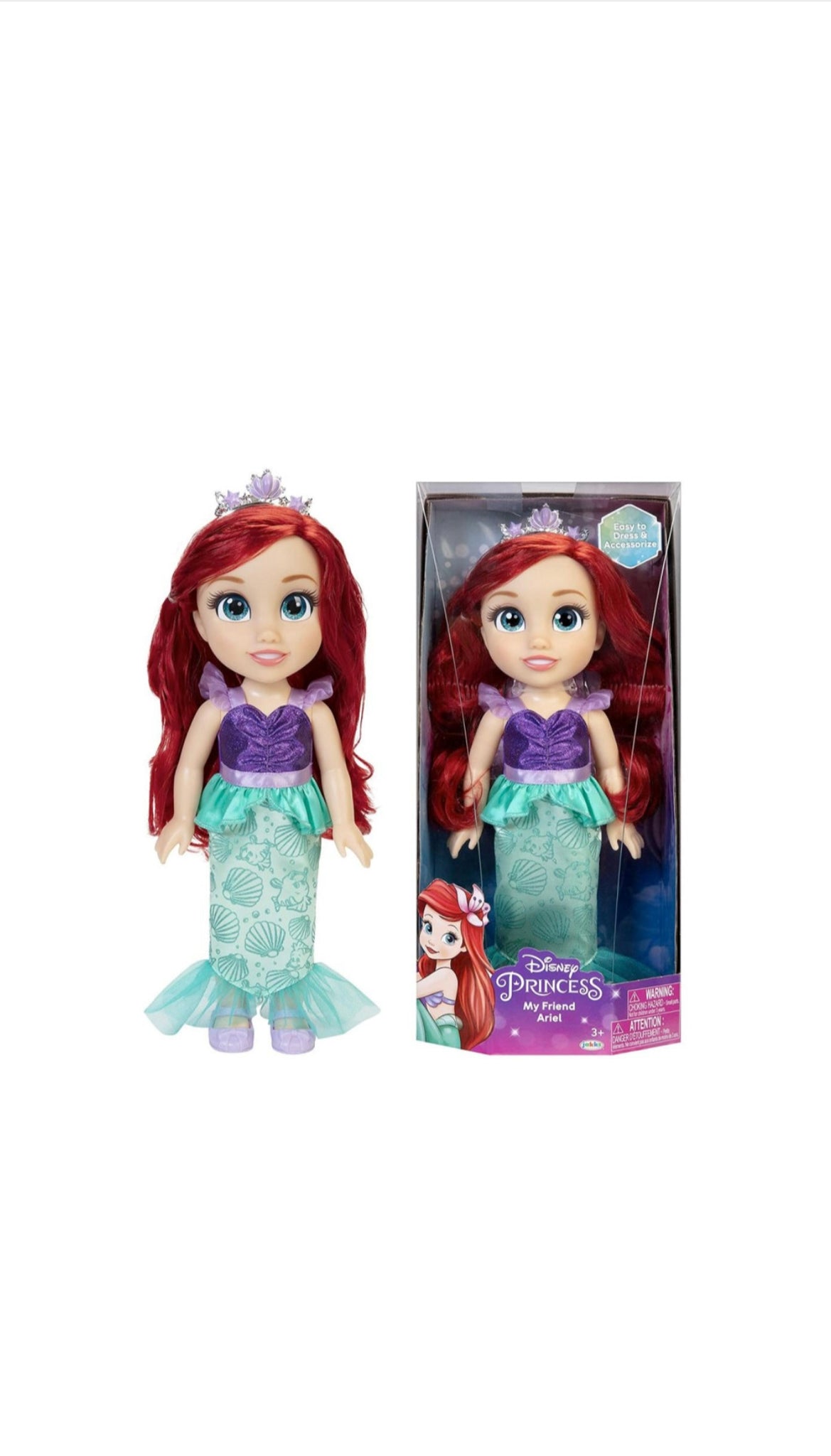 Disney Princess- Ariel Toddler 38cm